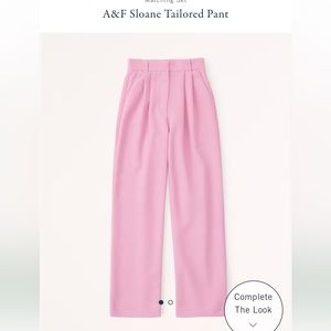 ABERCROMBIE & FITCH Sloane Tailored Pant - PINK